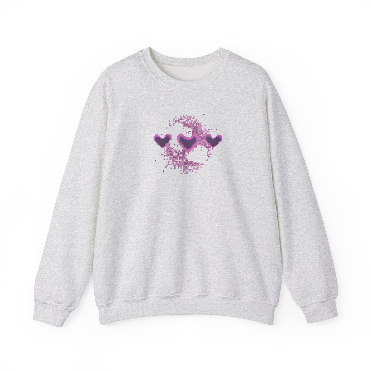 Pixel Hearts Crewneck Sweatshirt