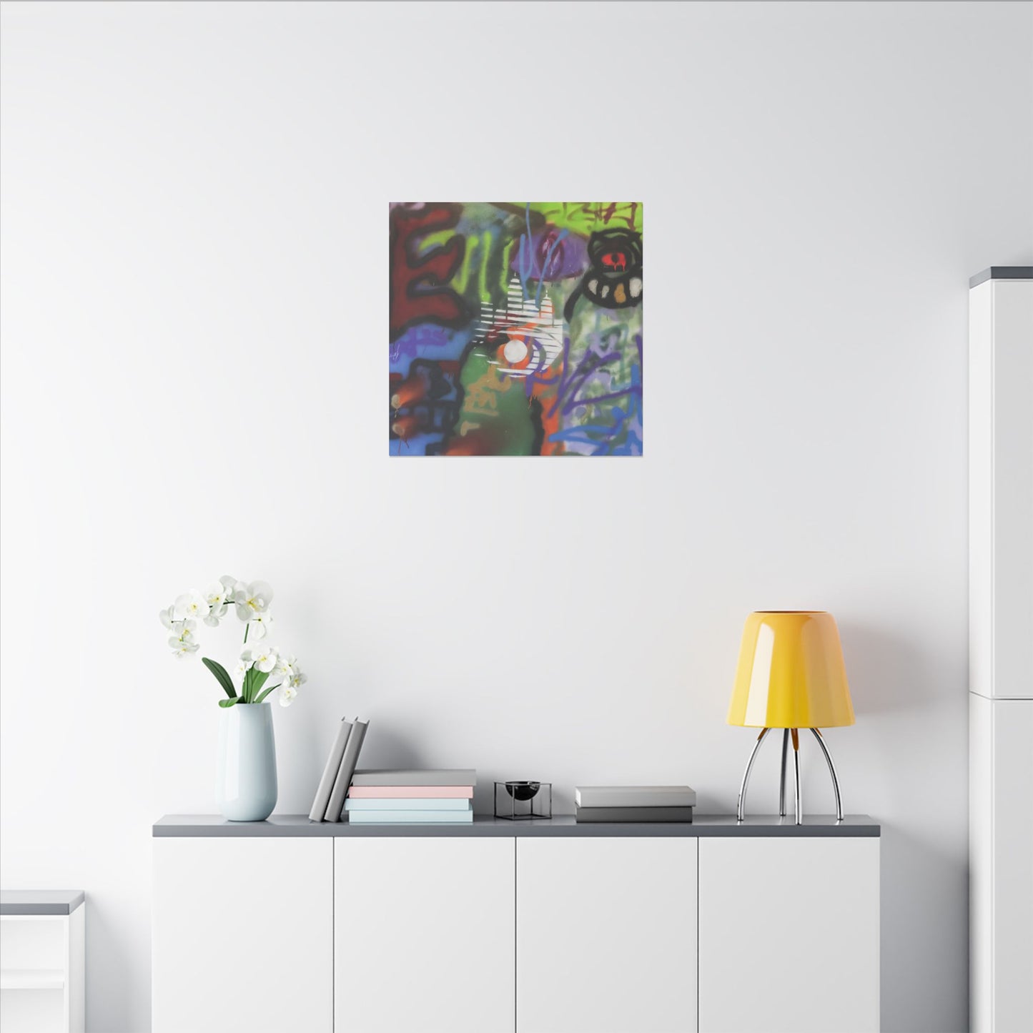Canadian Graffiti on Matte Canvas