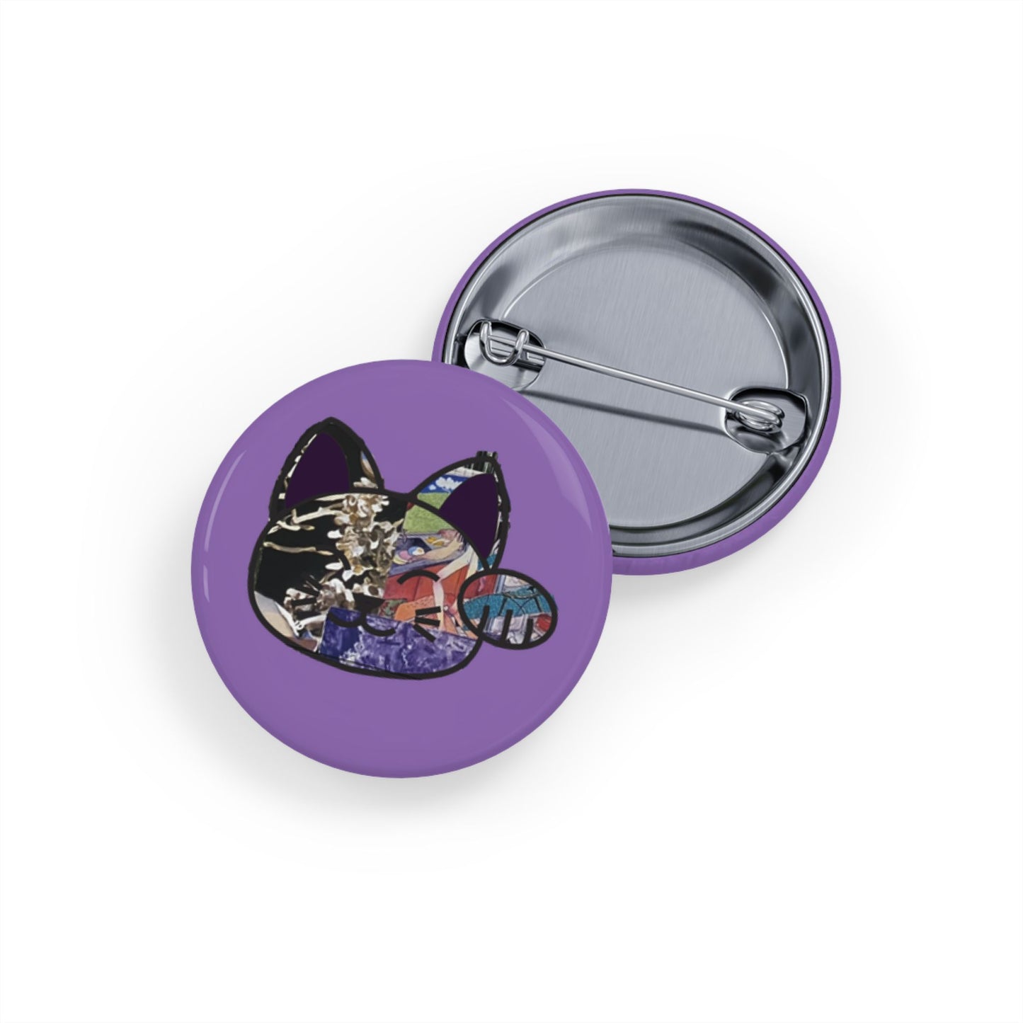 Lucki Kat Purple Pin
