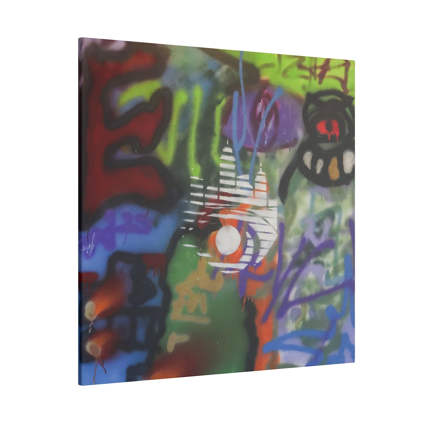 Canadian Graffiti on Matte Canvas