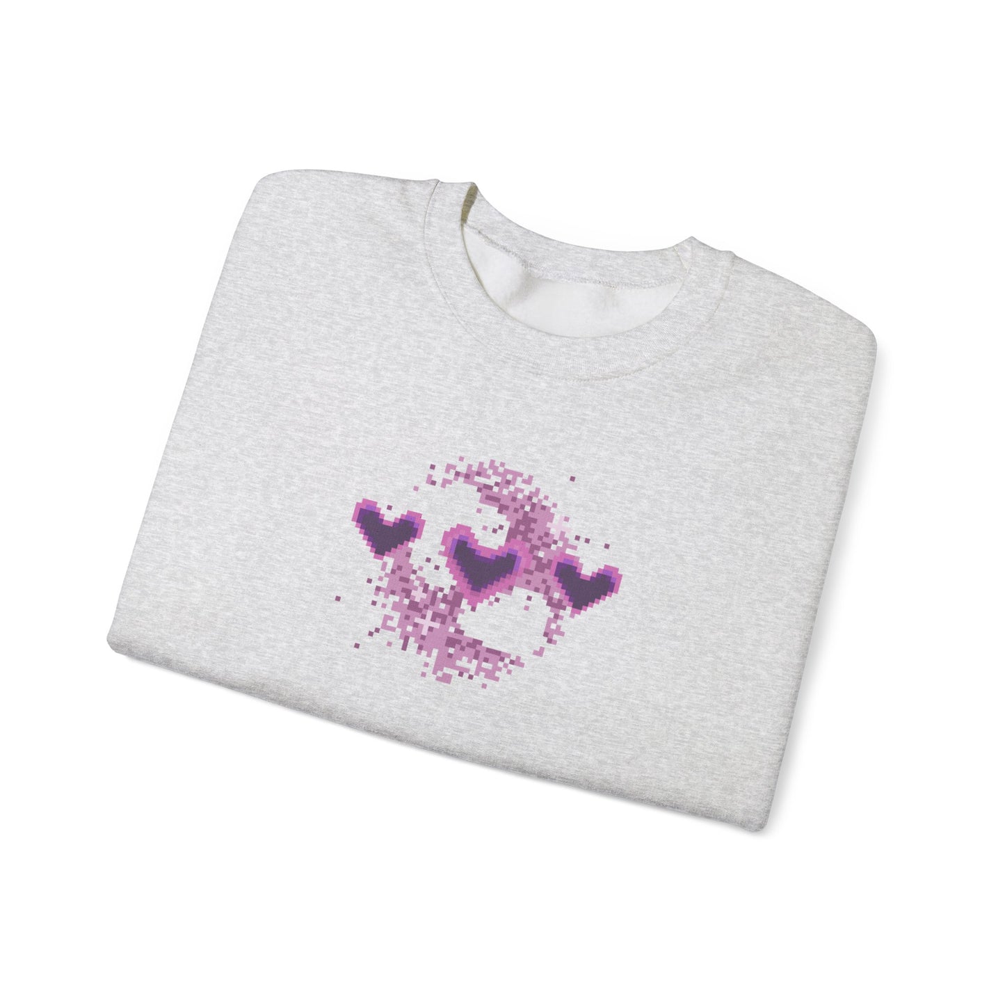Pixel Hearts Crewneck Sweatshirt