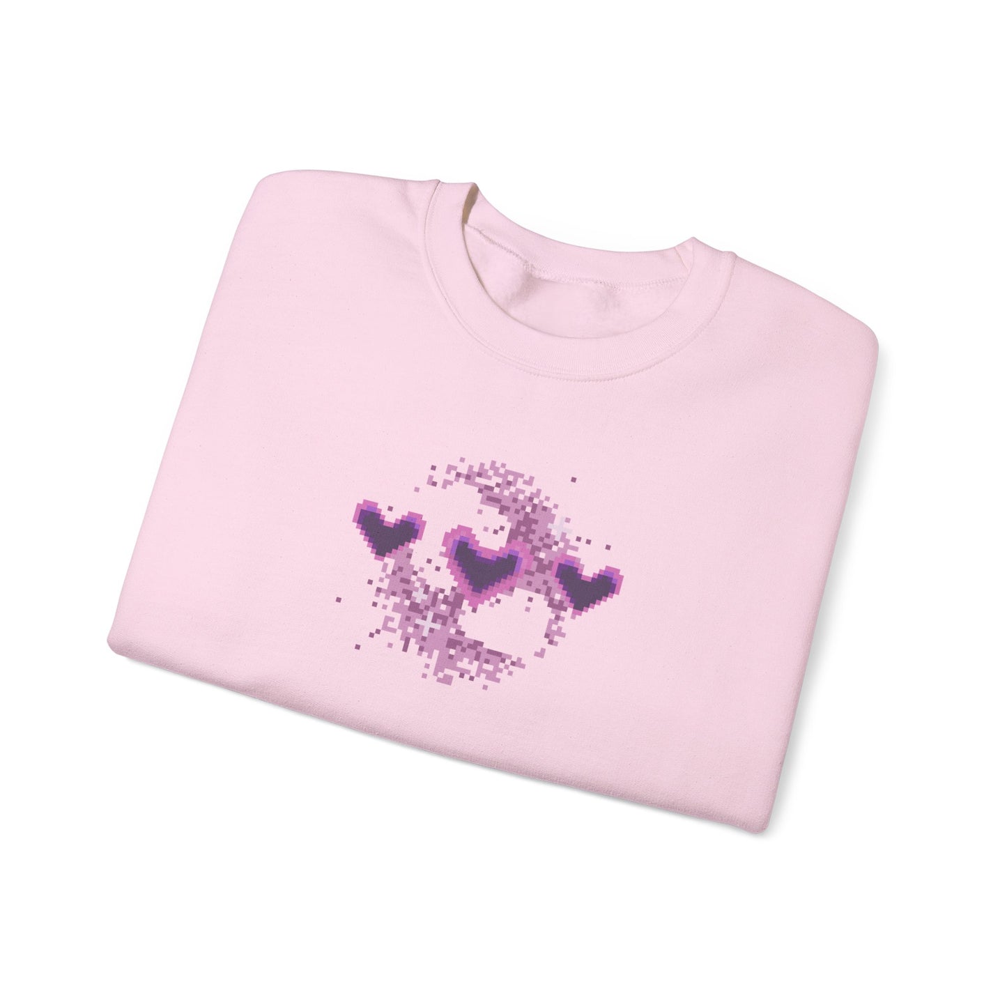Pixel Hearts Crewneck Sweatshirt