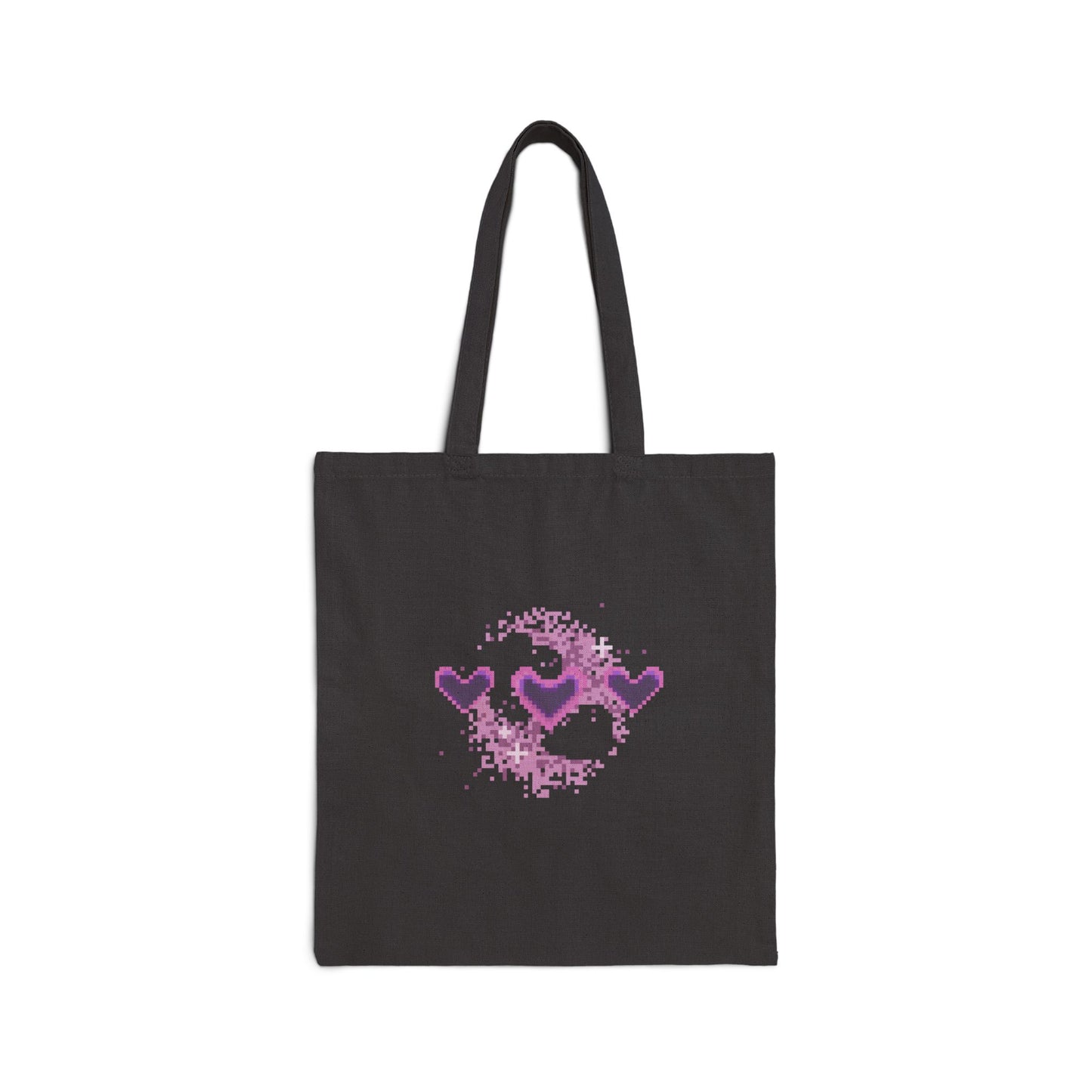 Pixel Hearts Tote Bag