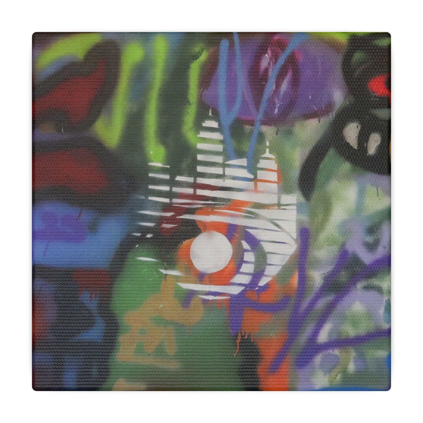 Canadian Graffiti on Matte Canvas