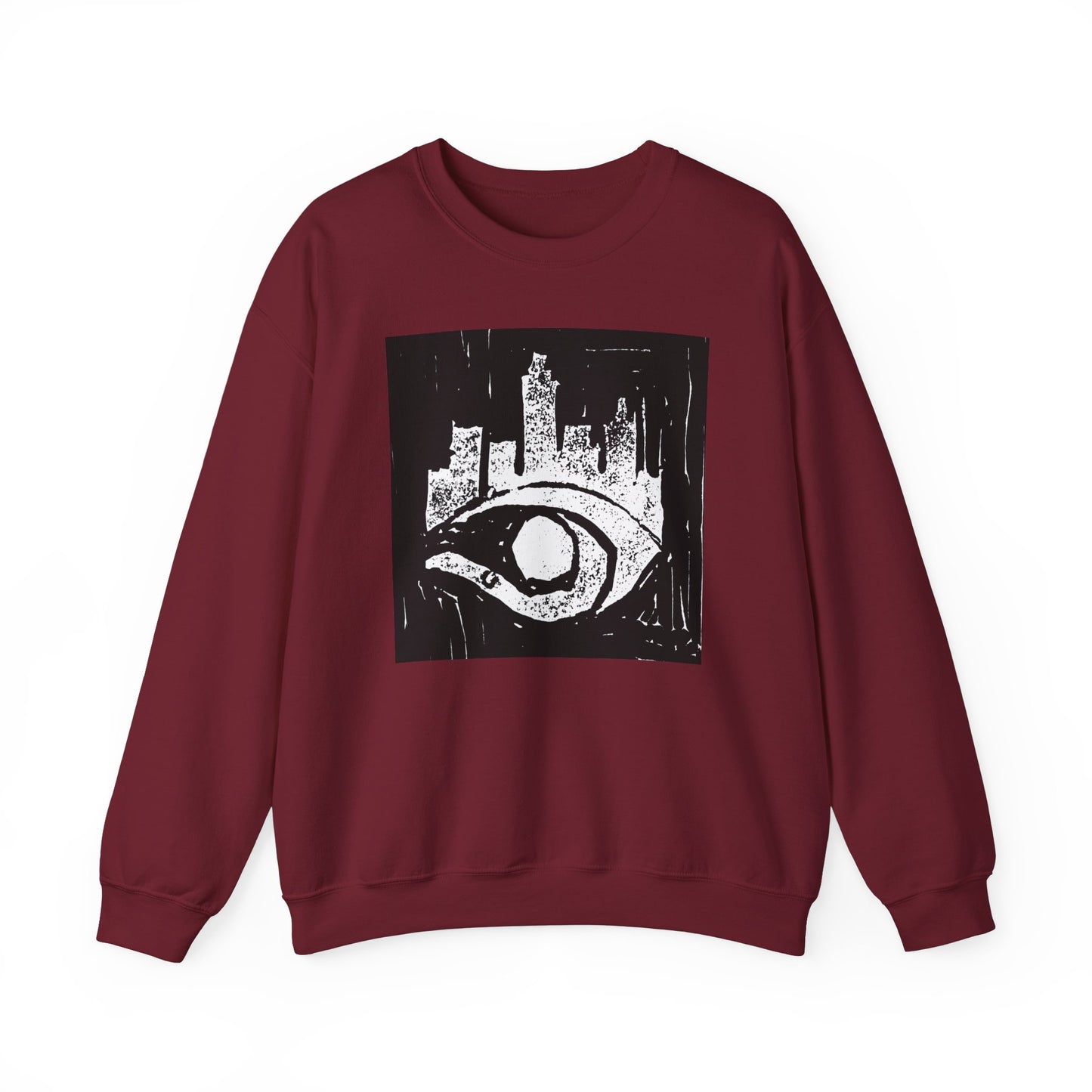 Esocrypt Blockprint Crewneck Sweatshirt