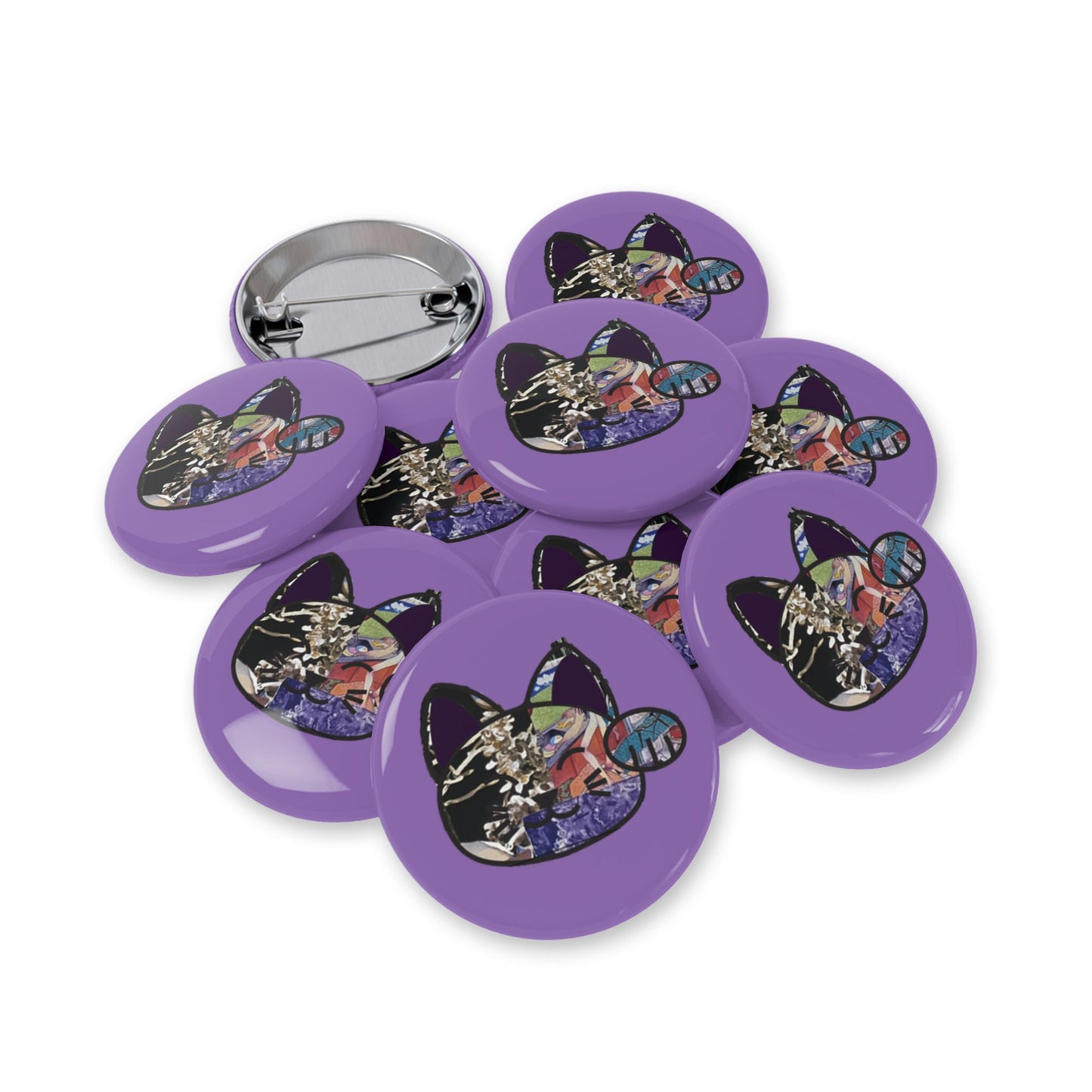 Lucki Kat Purple Pin