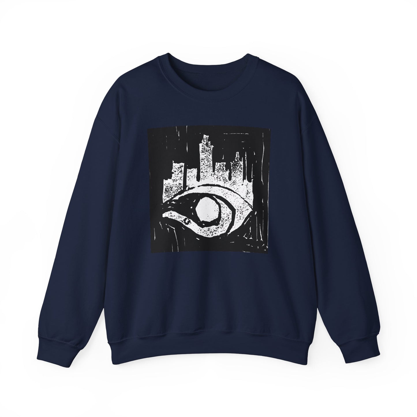 Esocrypt Blockprint Crewneck Sweatshirt