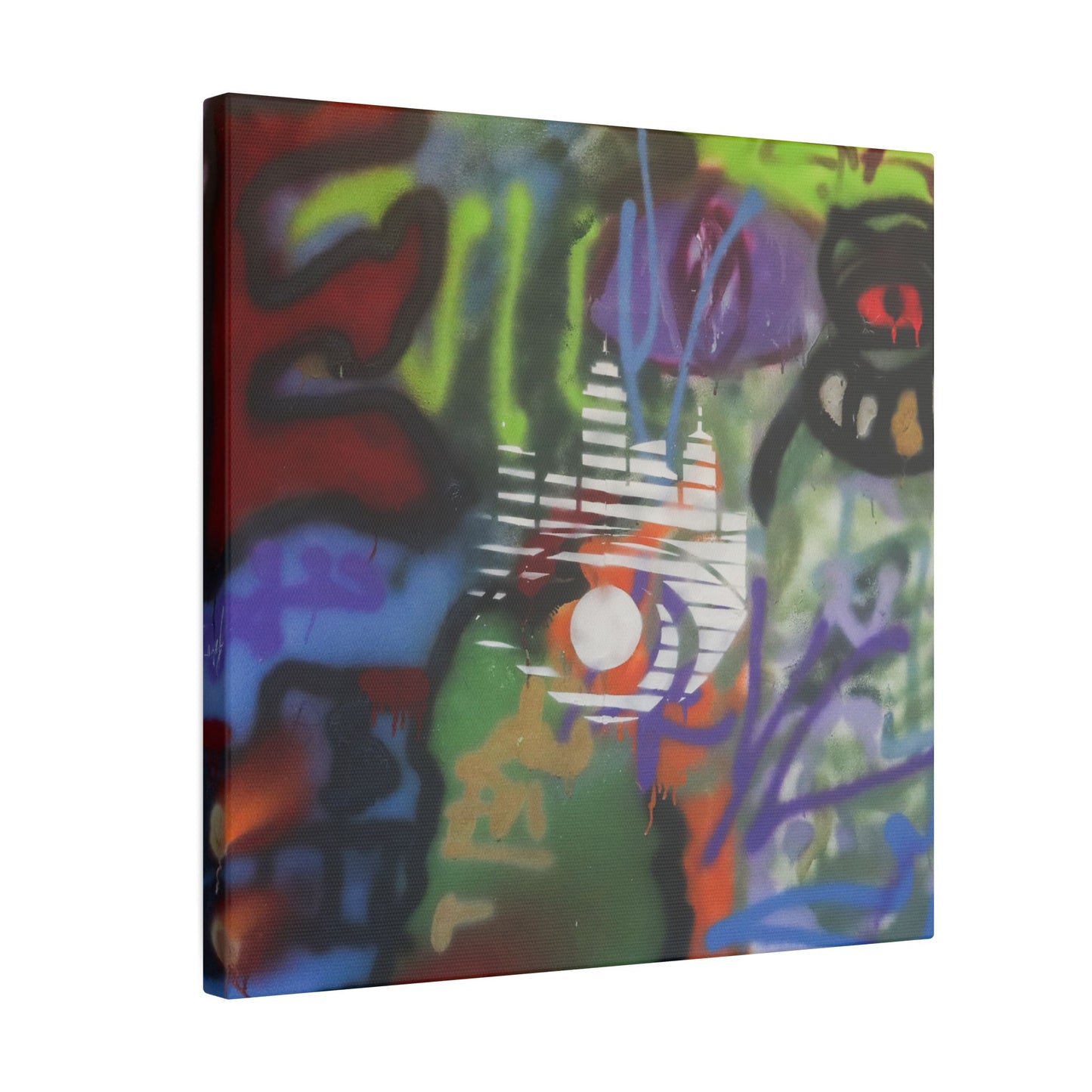 Canadian Graffiti on Matte Canvas