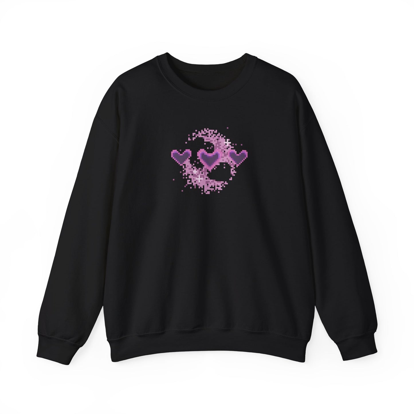 Pixel Hearts Crewneck Sweatshirt