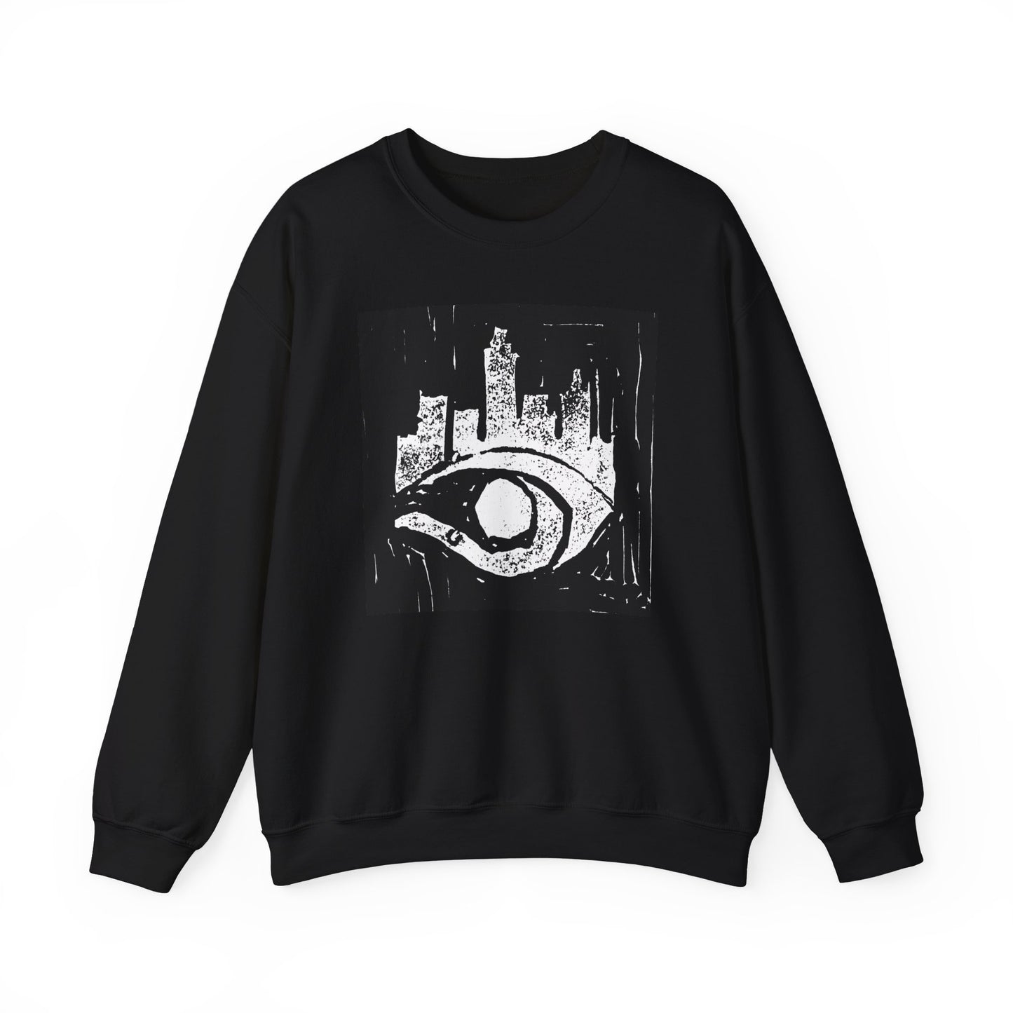 Esocrypt Blockprint Crewneck Sweatshirt