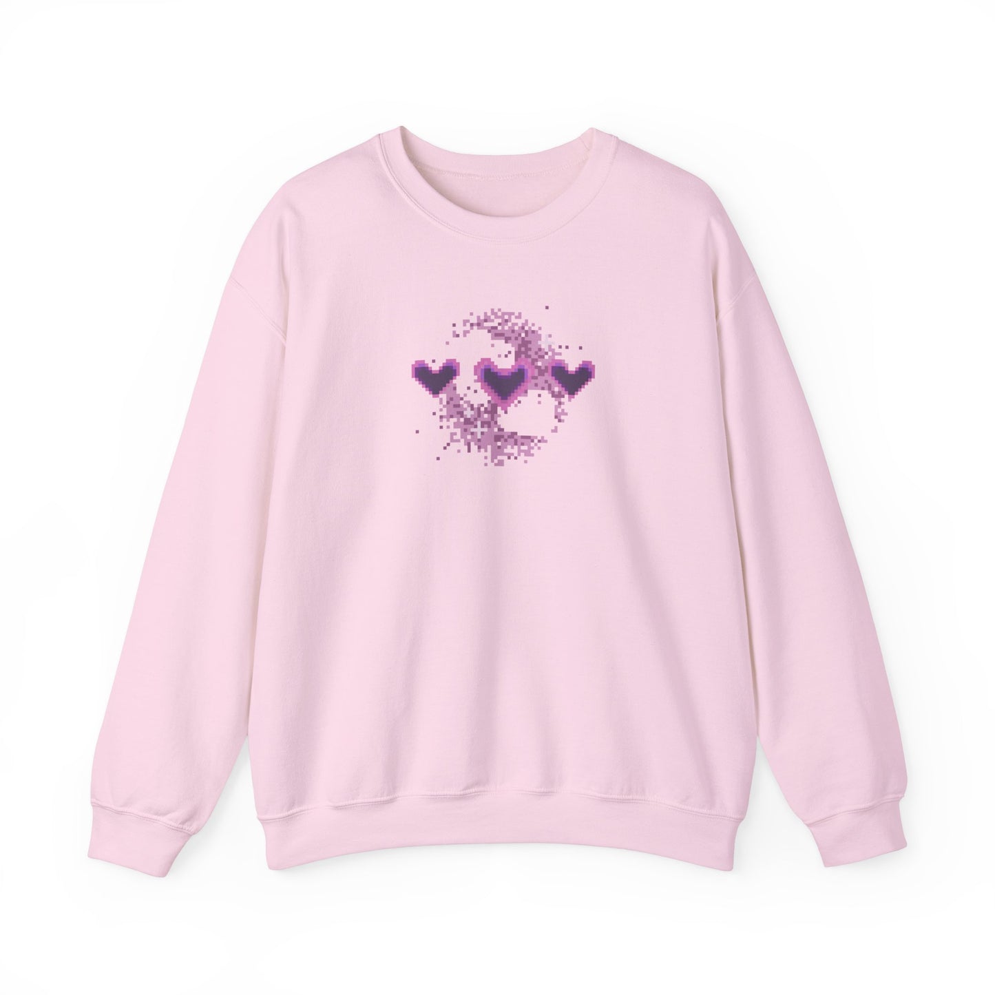 Pixel Hearts Crewneck Sweatshirt
