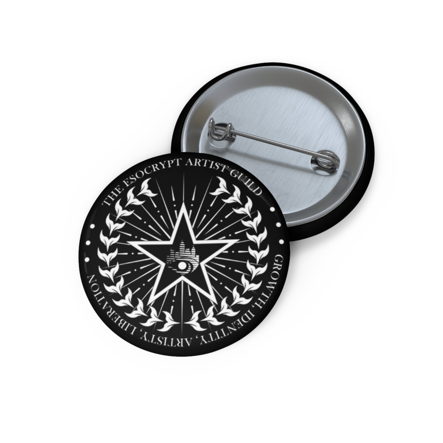 Esocrypt Artist Guild Button Pin