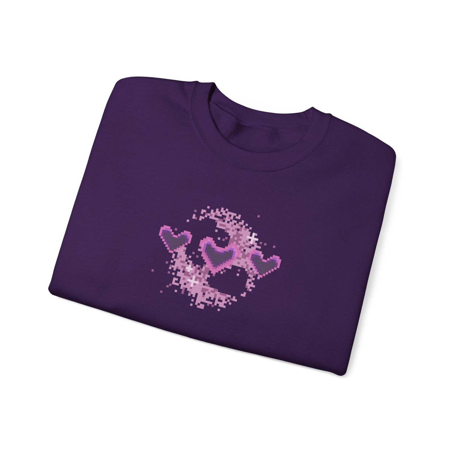 Pixel Hearts Crewneck Sweatshirt