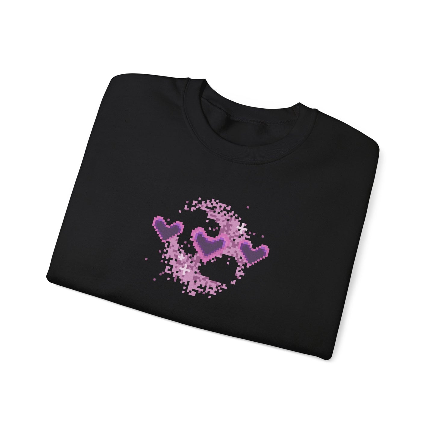 Pixel Hearts Crewneck Sweatshirt