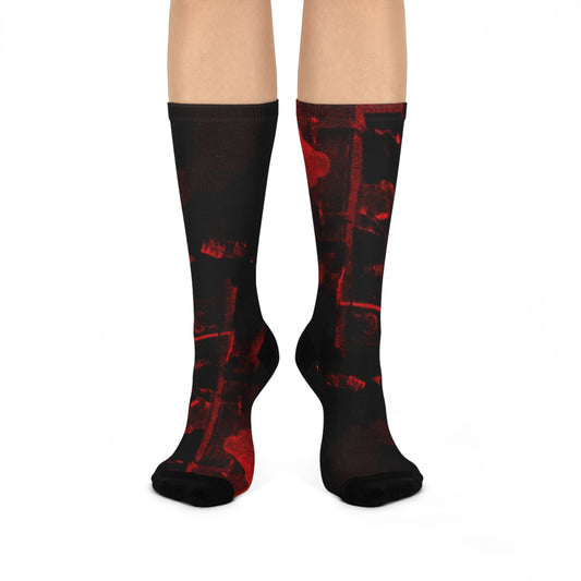 Red Room Cushioned Crew Socks