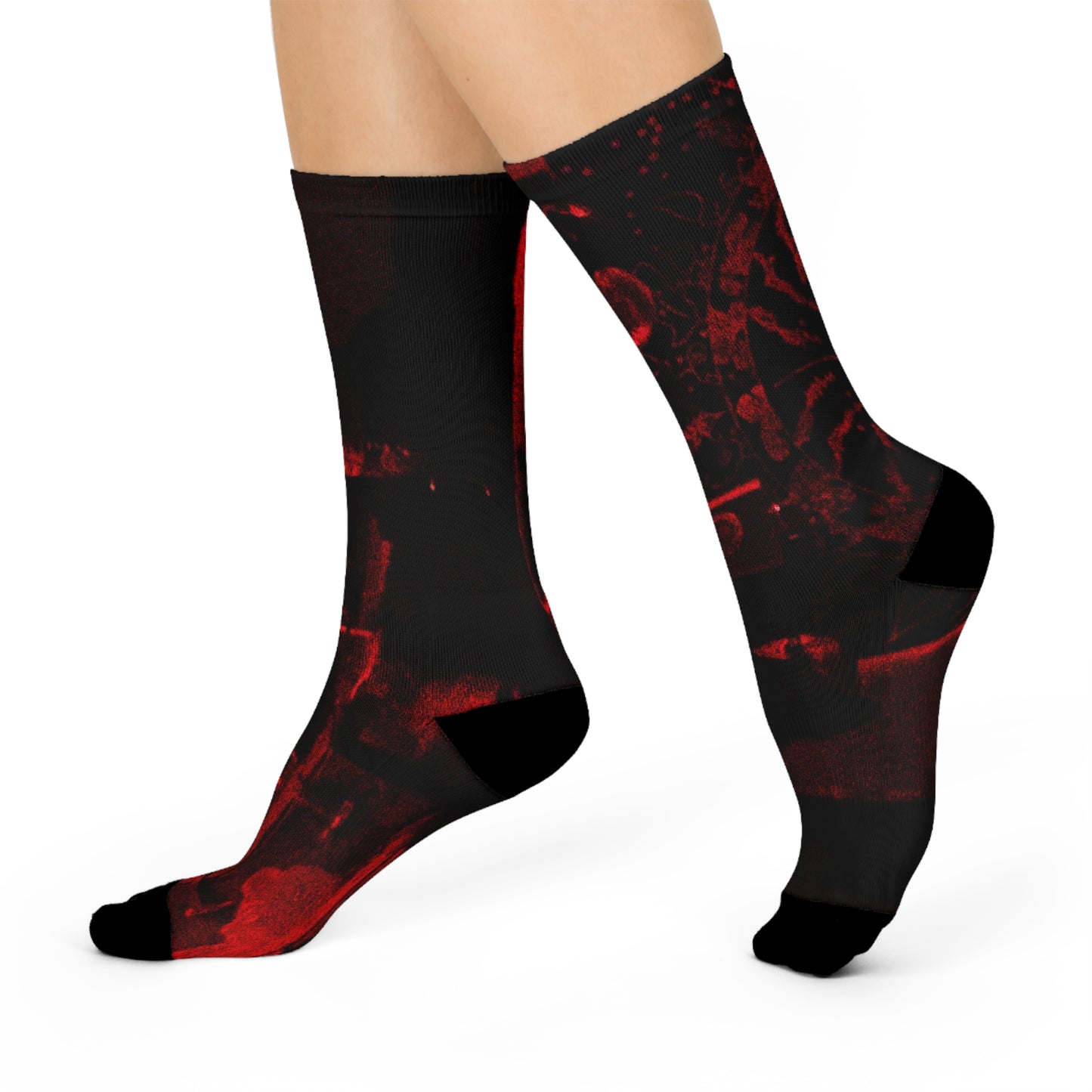 Red Room Cushioned Crew Socks