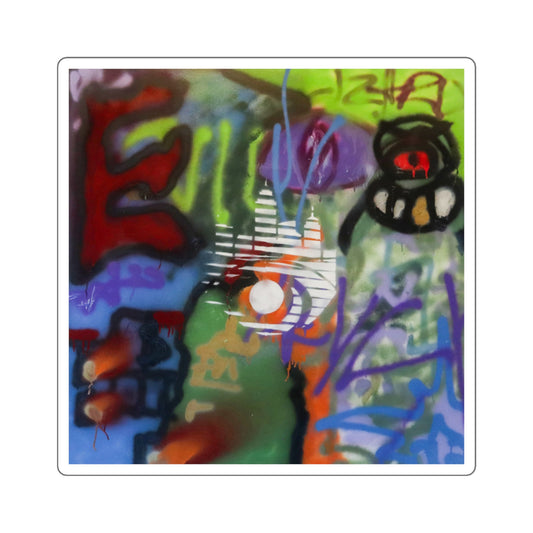 Canadian Graffiti Square Sticker