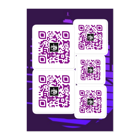 Esocrypt QR Sticker Sheet