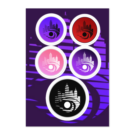Esocrypt Logo Circle Sticker Sheet